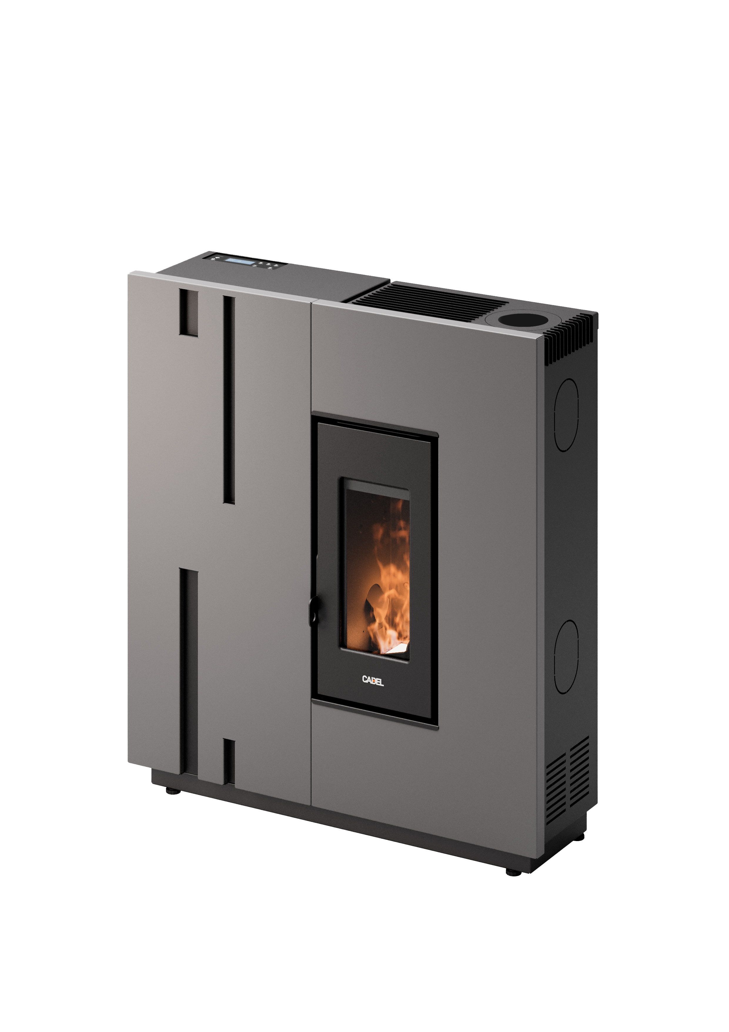 Poêle à granulés Baggy 7 Acier Titanium